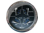 Faria Chesapeake Black 5" Multifunction Gauge