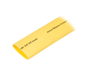 Ancor Heat Shrink Tubing 3/4" x 48" - Yellow - 1 Piece