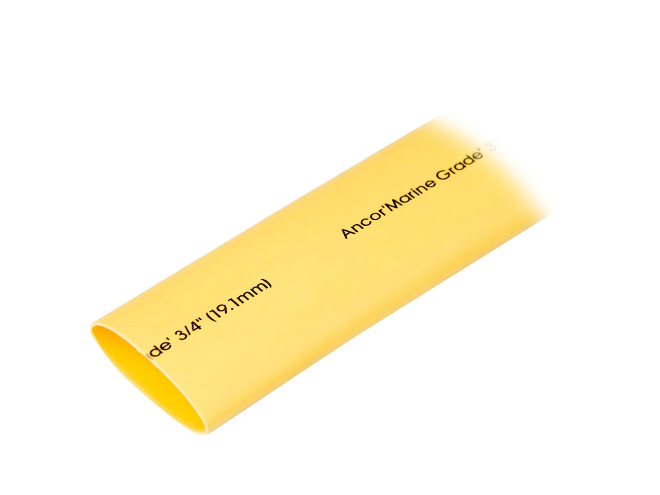 Ancor Heat Shrink Tubing 3/4" x 48" - Yellow - 1 Piece