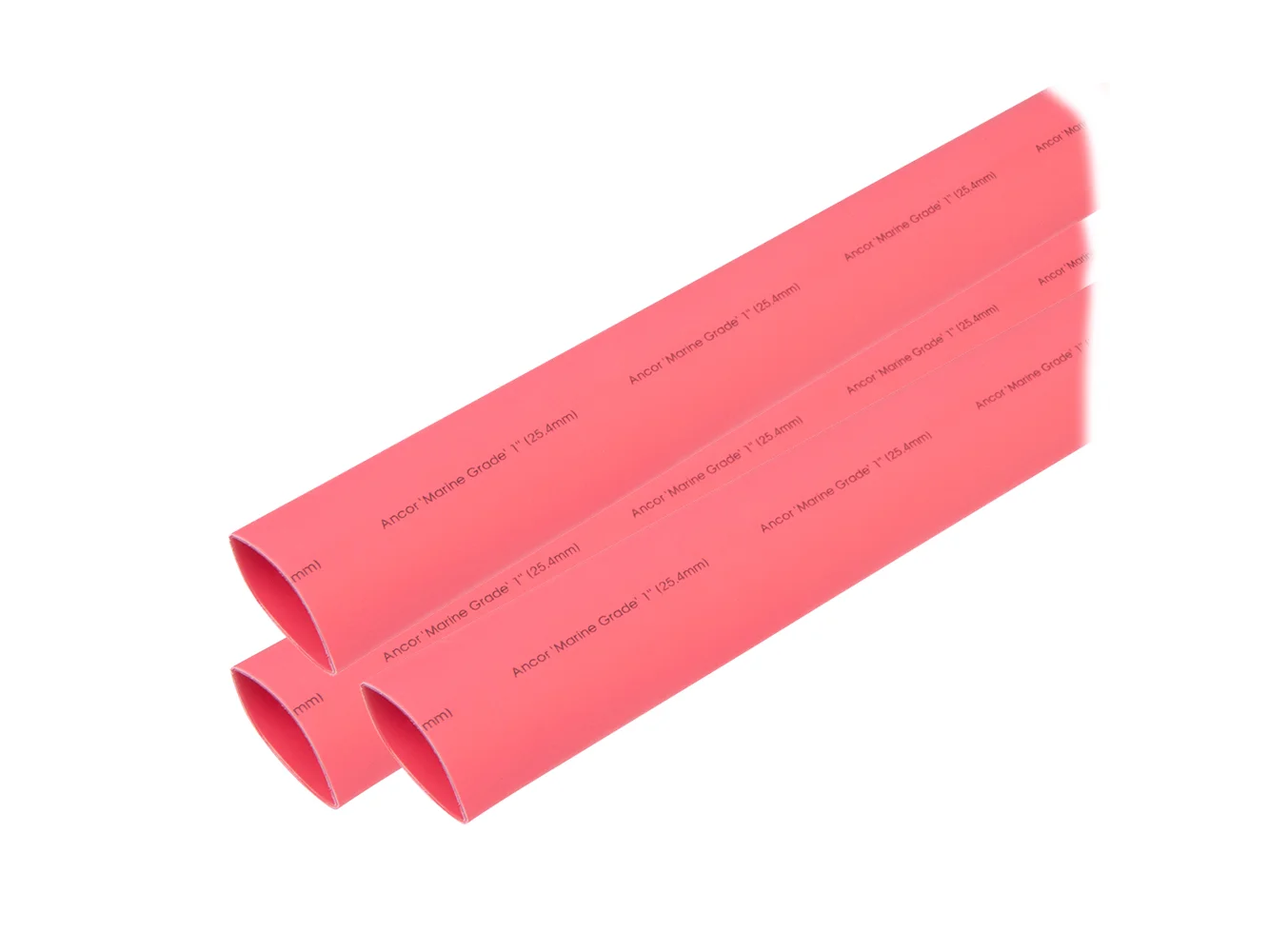 Ancor Heat Shrink Tubing 1" x 3" - Red - 3 Pieces
