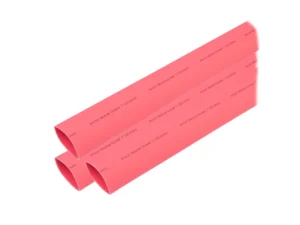 Ancor Heat Shrink Tubing 1" x 6" - Red - 3 Pieces