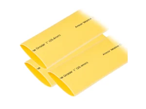 Ancor Heat Shrink Tubing 1" x 3" - Yellow - 3 Pieces