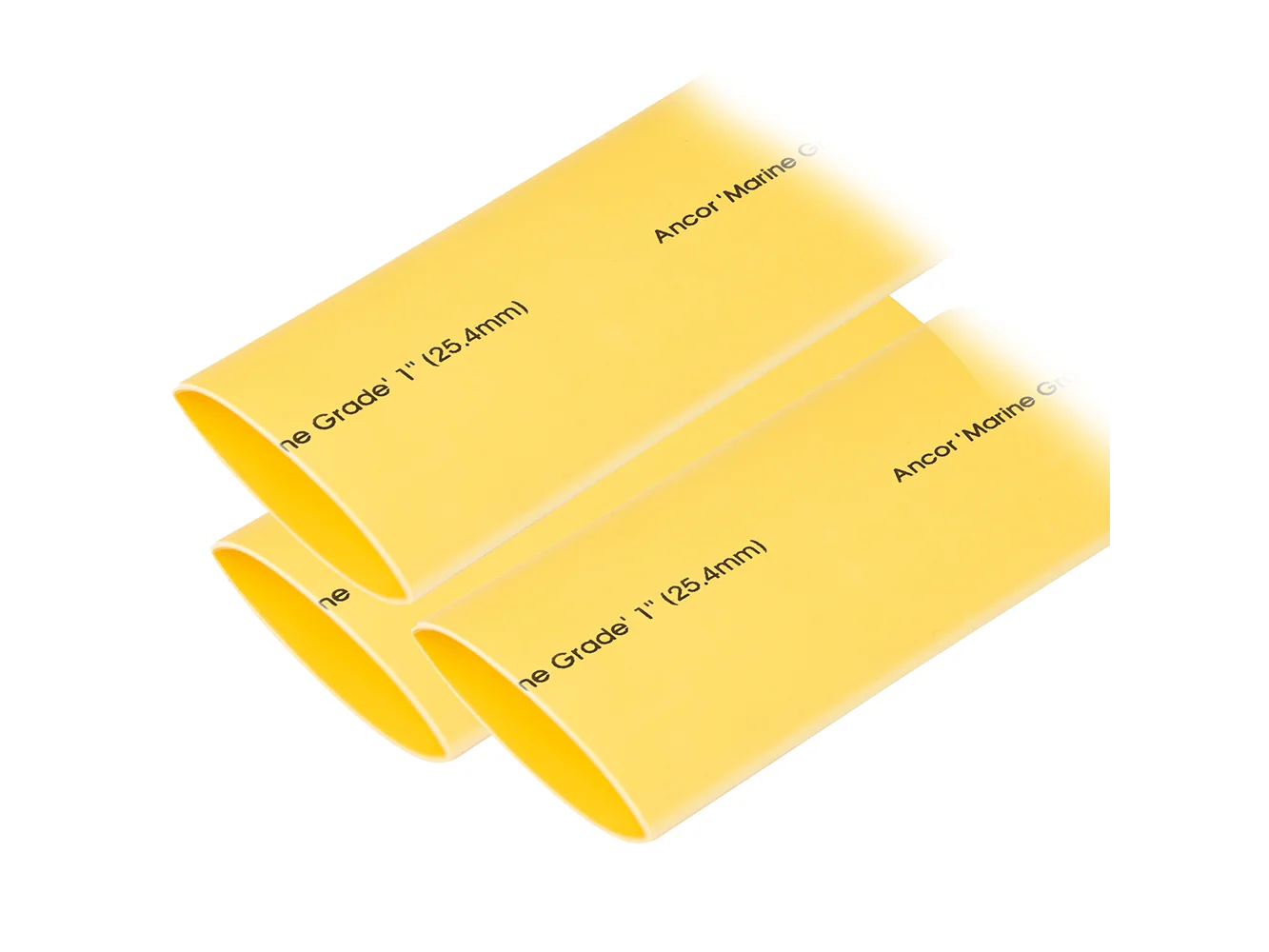 Ancor Heat Shrink Tubing 1" x 12" - Yellow - 3 Pieces