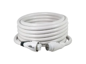 Marinco EEL 50A White Cordset - 125/250V - 50'