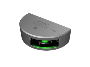 Lopolight Series 101-001 - Starboard Side Light - 1NM - Vertical Mount - Green - Silver Housing