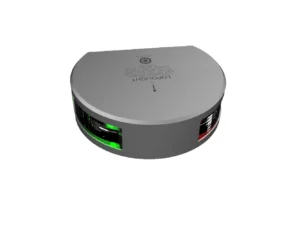 Lopolght Series 201-004 - Starboard & Port Sidelight - 2NM - Vertical Mount - Green/Red - Silver Housing