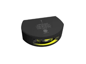 Lopolight Series 201-013 - Stern Towing Light - 2NM - Vertical Mount - Amber - Black Housing