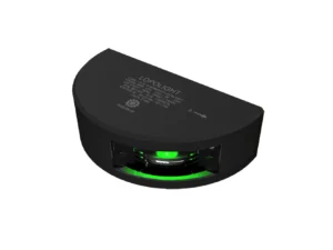 Lopolight Series 301-001 - Starboard Sidelight - 2NM - Vertical Mount - Green - Black Housing