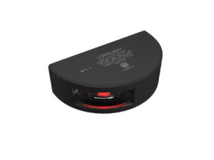 Lopolight Series 301-002 - Port Sidelight - 2NM - Vertical Mount - Red - Black Housing