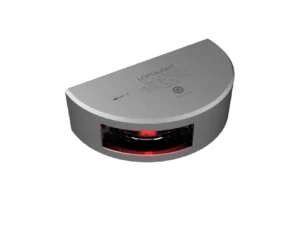 Lopolight Series 301-102 - Port Sidelight - Vertical Mount - 3NM - Red - Silver Housing