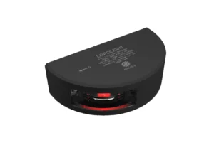 Lopolight Series 301-102 - Port Sidelight - Vertical Mount - 3NM - Red - Black Housing
