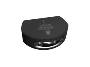 Lopolight Series 301-106 - Stern Light - 3NM - Vertical Mount - White - Black Housing