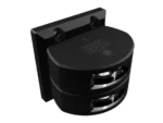 Lopolight Series 301-106 - Double Stacked Stern Light - 3NM - Vertical Mount -White - Black Housing