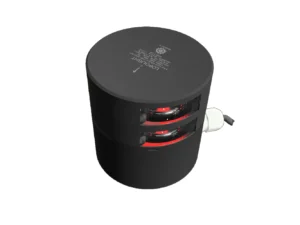 Lopolight Series 301-109 - Double Stacked Navigation Light - 3NM - Horizontal Mount - Red - Black Housing