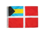 Taylor Made Bahamas Courtesy Flag 12" x 18"