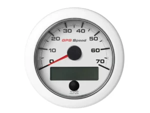Veratron 3-3/8" (85mm) OceanLink® GPS Speedometer (0-70 KN/MPH/KMH) - White Dial & Bezel