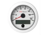 Veratron 3-3/8" (85mm) OceanLink® GPS Speedometer (0-14 KN/MPH/KMH) White Dial & Bezel