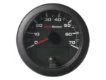 Veratron 3-3/8" (85mm) OceanLink® GPS Speedometer - Black Dial & Bezel (0-70 K/MPH/KMH)
