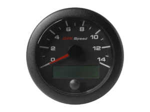 Veratron 3-3/8" (85mm) OceanLink® GPS Speedometer - Black Dial & Bezel (0-14 K/MPH/KMH)