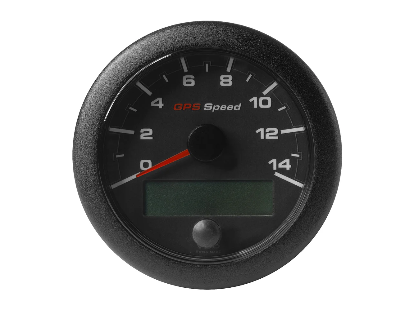Veratron 3-3/8" (85mm) OceanLink® GPS Speedometer - Black Dial & Bezel (0-14 K/MPH/KMH)