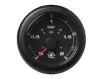 Veratron 52MM (2-1/16") OceanLink Boost Pressure Gauge - 2 Bar/30 PSI - Black Dial & Bezel