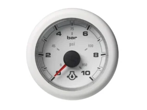 Veratron 52MM (2-1/16") OceanLink Engine Oil Pressure - 10 Bar/150 PSI - White Dial & Bezel