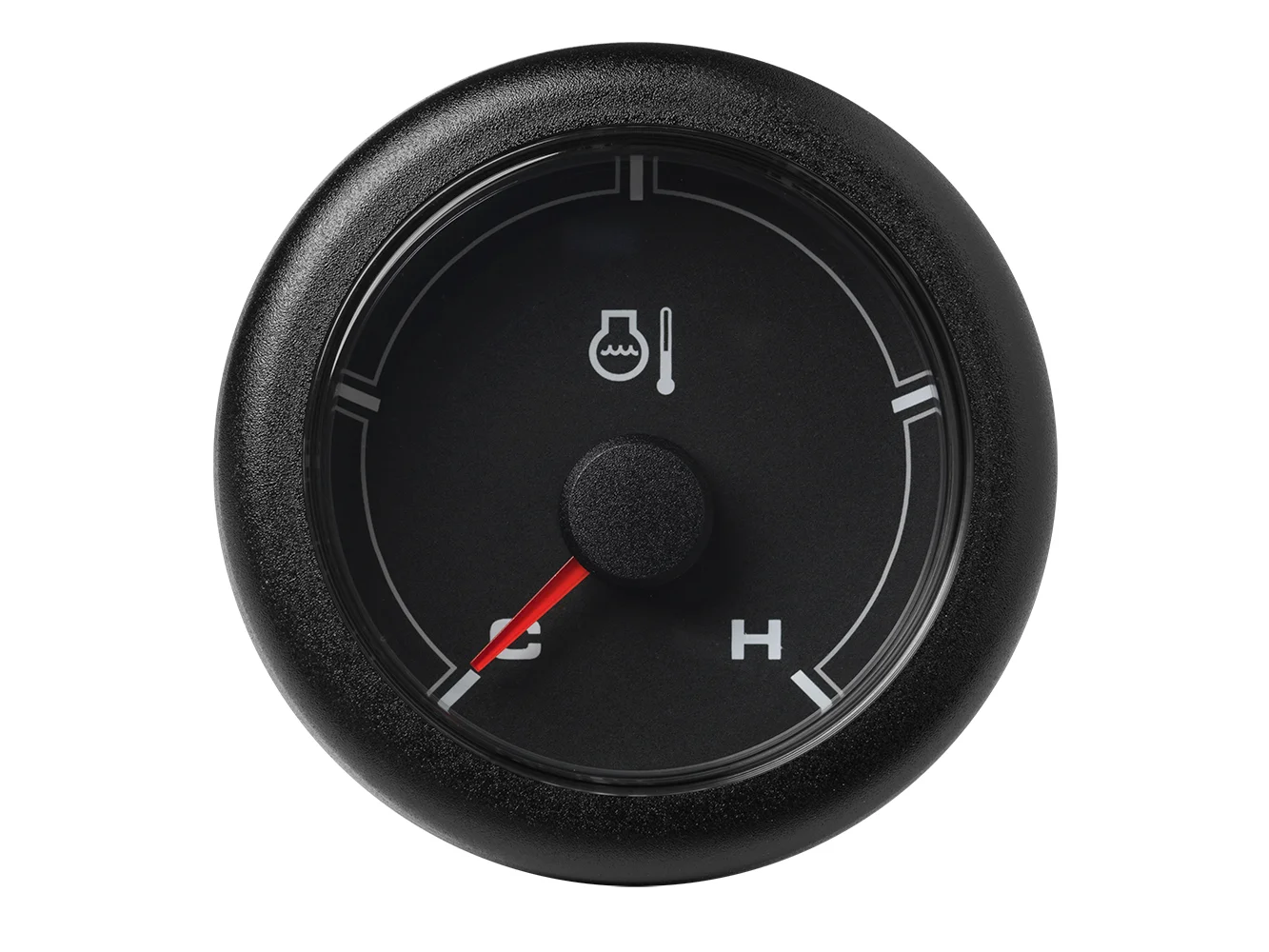 Veratron 52MM (2-1/16") OceanLink Coolant Temperature Gauge (250°F) - Black Dial & Bezel