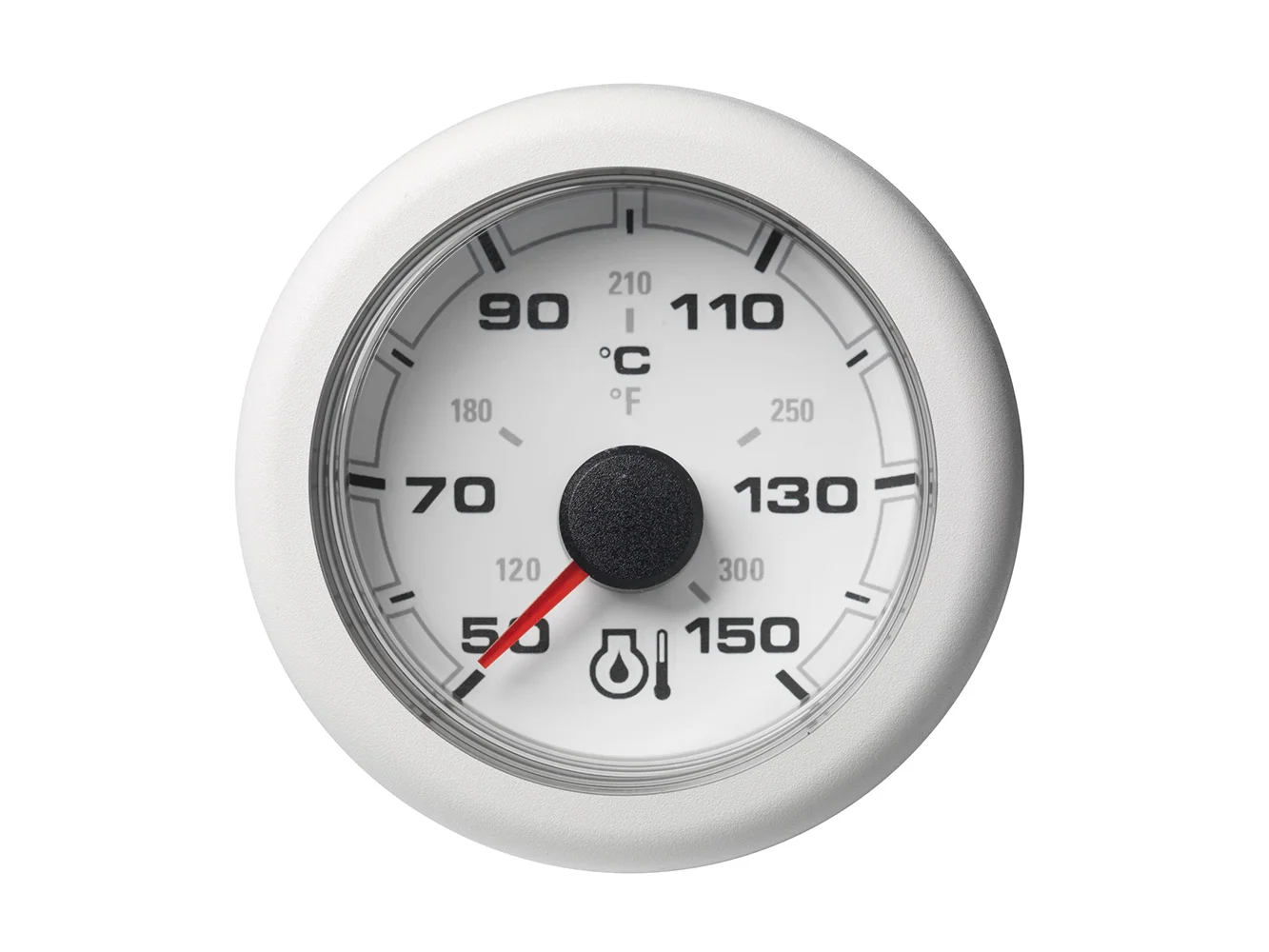 Veratron 52MM (2-1/16") OceanLink Engine Oil Temperature 150°C/300°F - White Dial & Bezel