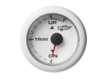 Veratron 52MM (2-1/16") OceanLink Engine Trim - Up/Down - White Dial & Bezel