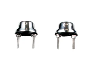 Edson Stainless Steel Pedestal Guard Mounting Feet - Pair