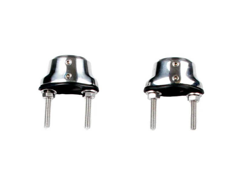 Edson Stainless Steel Pedestal Guard Mounting Feet - Pair
