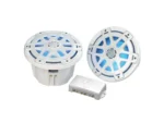 Poly-Planar MA-OC8 8" 500 Watt Waterproof Blue LED Speaker - White