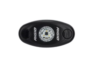 RIGID Industries A-Series Black High Power LED Light Single - Amber