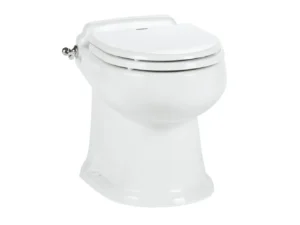 Dometic MasterFlush 8740 White Electric Macerating Toilet - Raw/Fresh Water