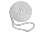 New England Ropes 1/2" Double Braid Dock Line - White - 25'