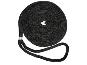 New England Ropes 5/8" Double Braid Dock Line - Black - 40'
