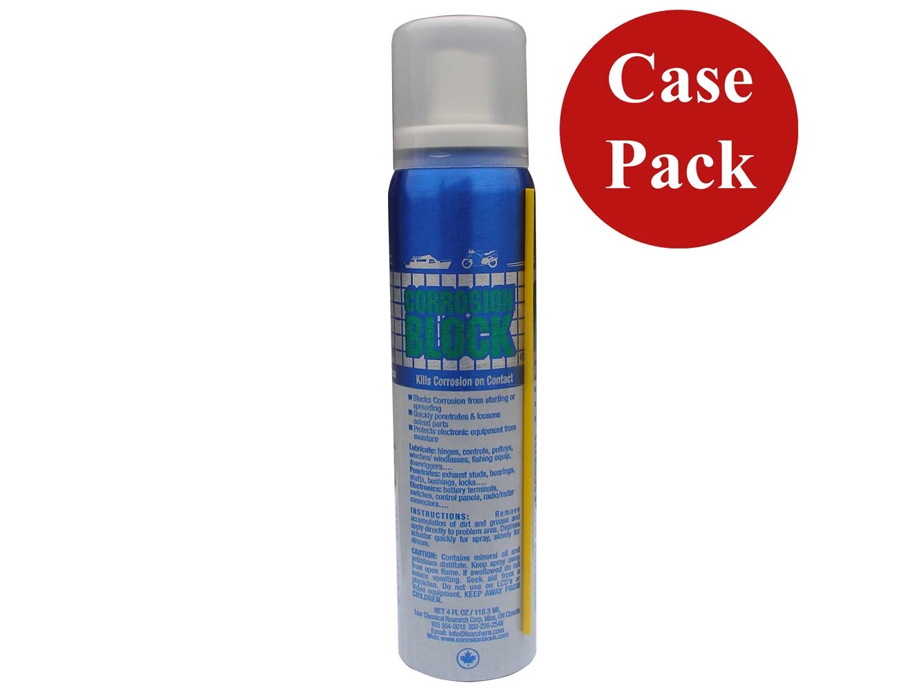 Corrosion Block Liquid Pump Spray - 4oz - Non-Hazmat, Non-Flammable & Non-Toxic *Case of 24*