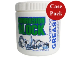 Corrosion Block High Performance Waterproof Grease - 16oz Tub - Non-Hazmat, Non-Flammable & Non-Toxic *Case of 6*