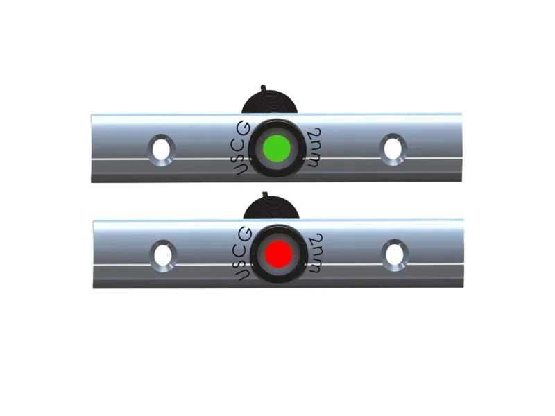 TACO Rub Rail Mounted LED Navigation Light Set - 4" w/Deutsch Plug Port & Starboard