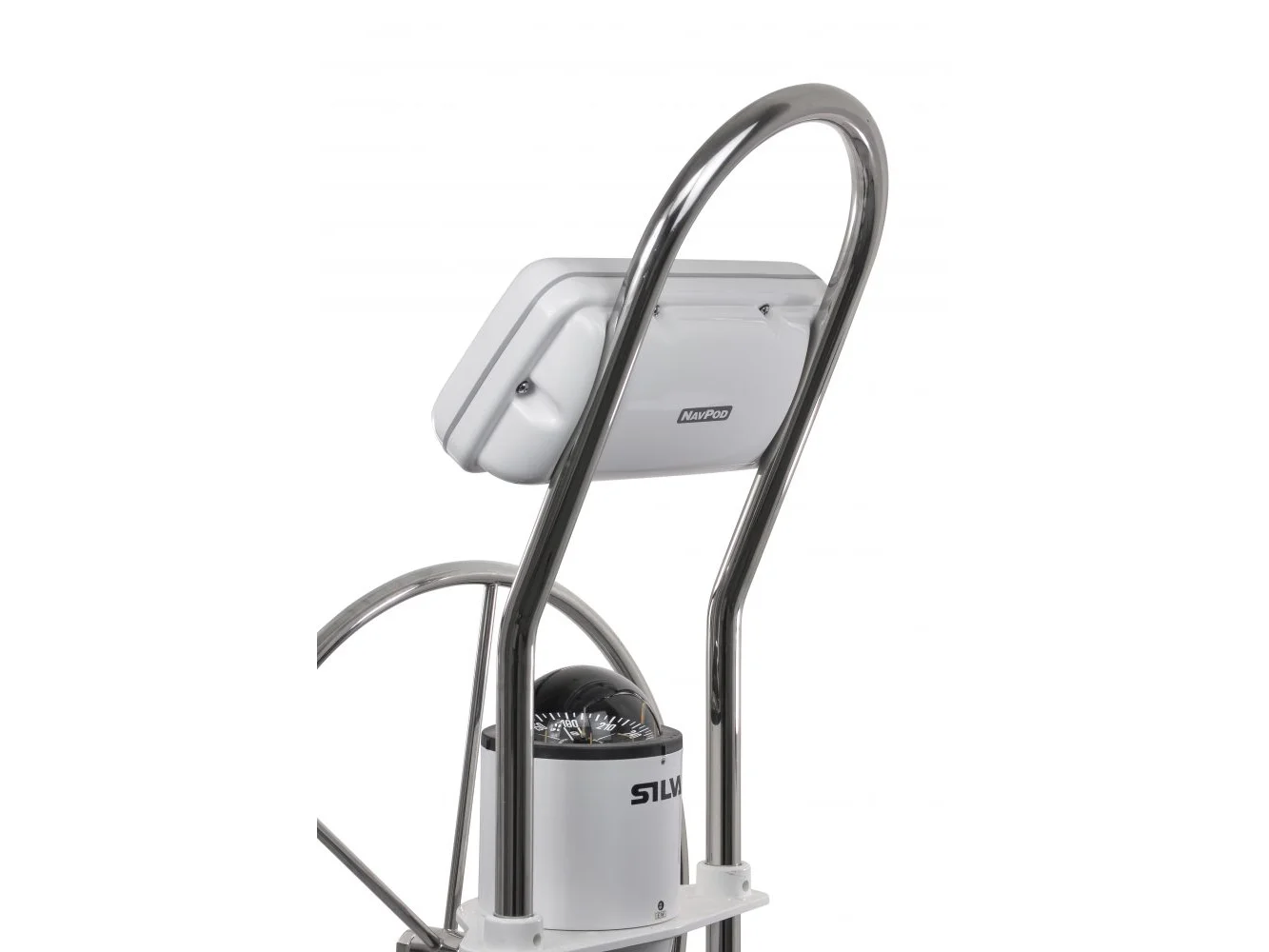 NavPod GP2500-33 SystemPod Pre-Cut f/Raymarine AXIOM 7 & 1 Instrument f/12" Wide Guard *Requires Raymarine #A80498 Front Mount Kit f/AXIOM 7 & Right Angled w/NMEA 2000 Connector) - Pre-Cut f/Front Mount