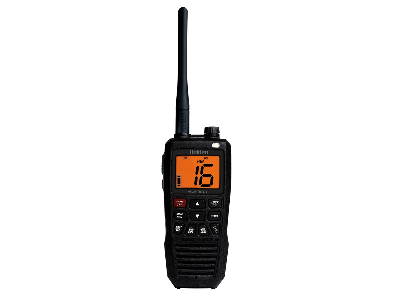 Uniden Atlantis 275 Floating Handheld VHF Marine Radio