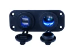Sea-Dog Double USB & Power Socket Panel