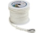 Sea-Dog Twisted Anchor Line 3/8" x 60' - White
