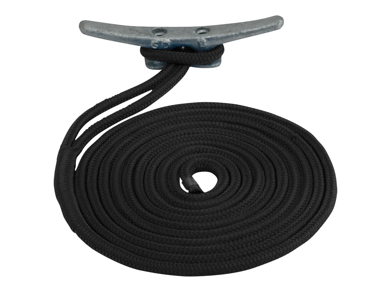 Sea-Dog Double Braided Nylon Dock Line - 5/8" x 20' - Black