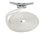 Sea-Dog Double Braided Nylon Dock Line - 5/8" x 25' - White