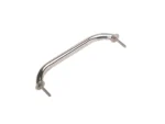 Stainless Steel Stud Mount Flanged Hand Rail w/Mounting Flange - 12"