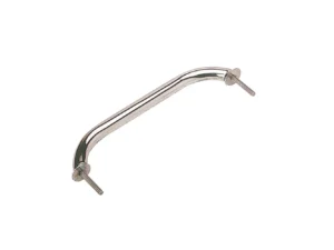 Stainless Steel Stud Mount Flanged Hand Rail w/Mounting Flange - 12"