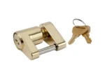 Sea-Dog Brass Plated Coupler Lock - 2 Piece