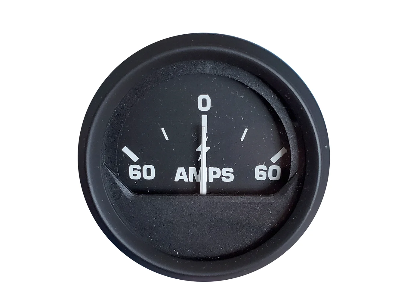 Faria Euro Black 2" Ammeter Gauge (60-0-60 AMP)
