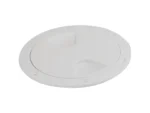 Sea-Dog Screw-Out Deck Plate - White - 4"